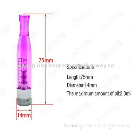 Bauway high quality bottom coil replaceable gs h2 clearomizer on sale